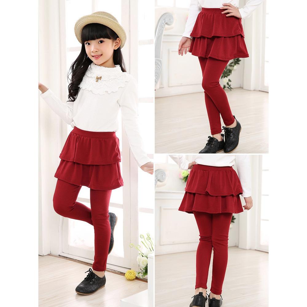 Children's Clothing Spring and Autumn Styles Girls' Dress Pants Multi-colored Stretch Pants Girls' Baby Skirts