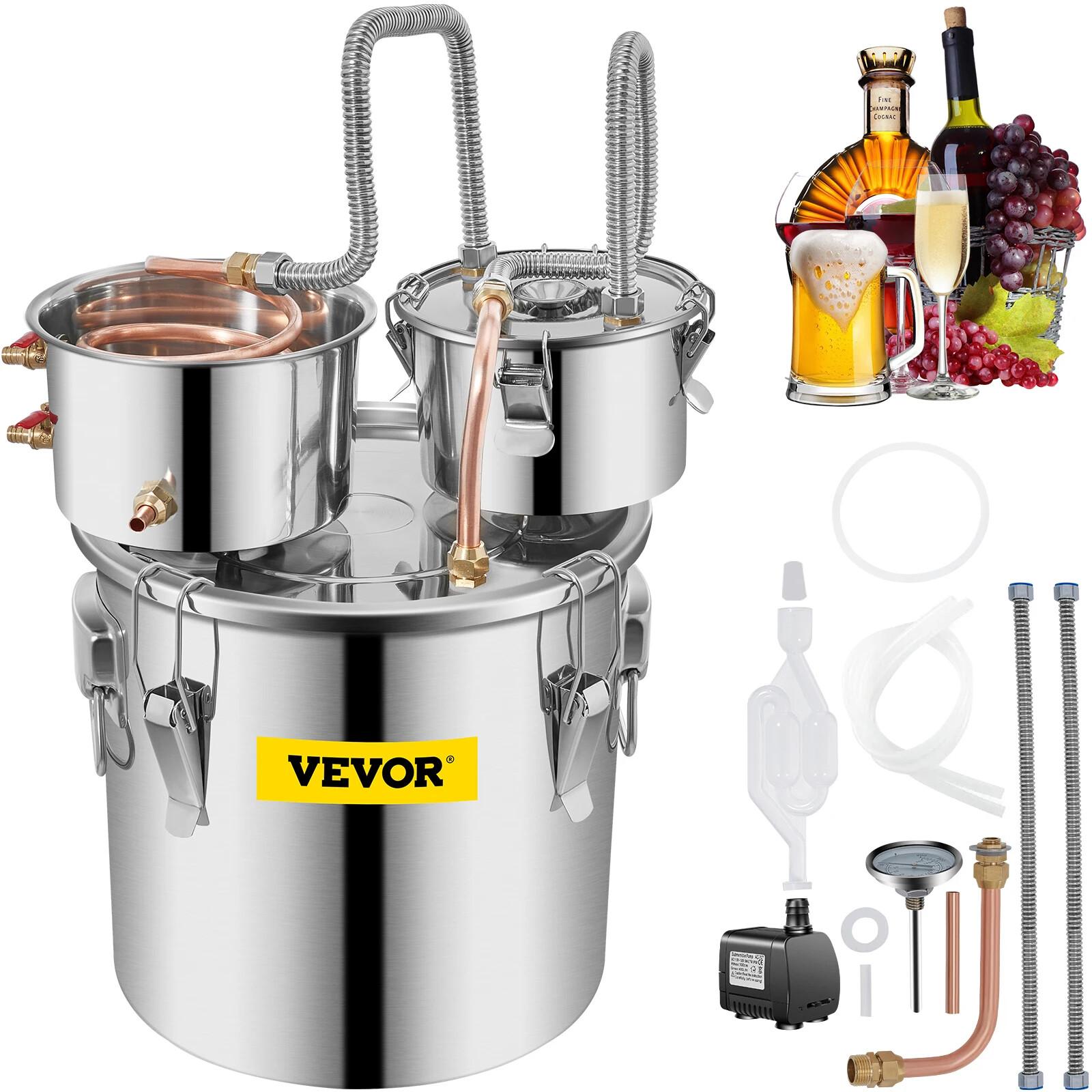 30L alkohola raudzēšanas destilators DIY moonshine