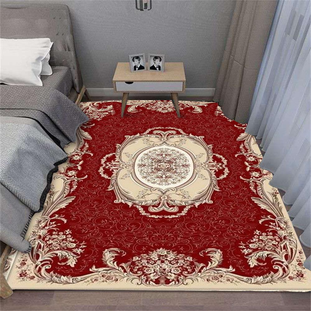French Carpet Cartoon Living Room Bedroom Kitchen Sofa Table Balcony Rug Non-slip Washable Mat Exquisite Home Ornaments