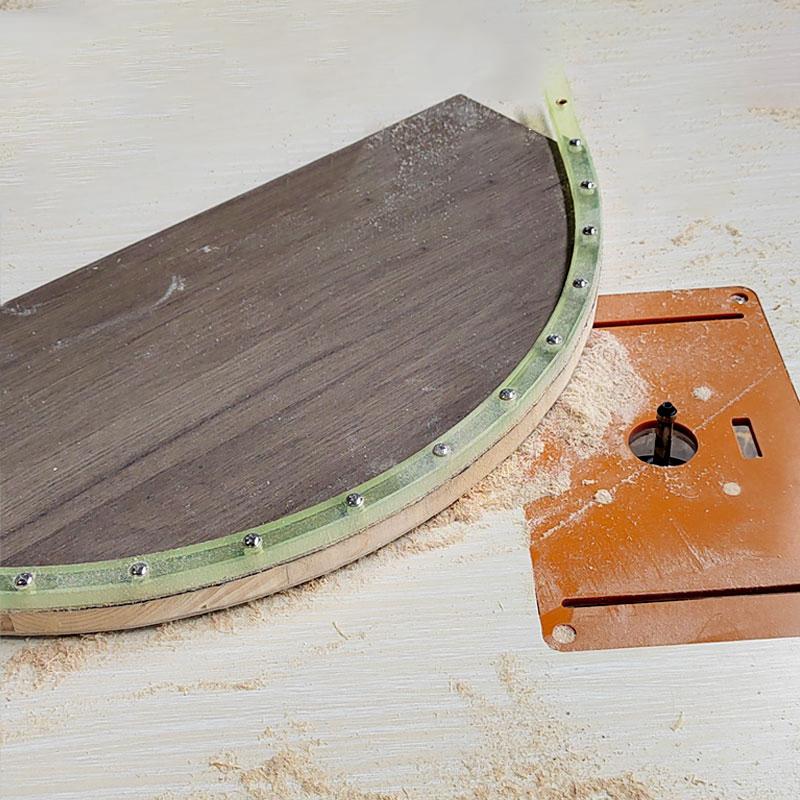 2M Holzbearbeitungs-Konturenleiste, Flexible Kurvenschablone, Verstellbare & Fixierbare Kontur für komplexe Formen, Holzbearbeitungswerkzeug, Schablonenführung