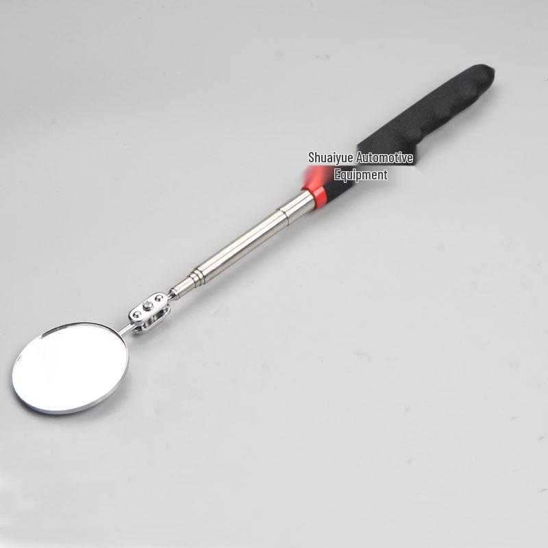 50mm Telescopic Round Inspection Mirror with Light for Car Maintenance
