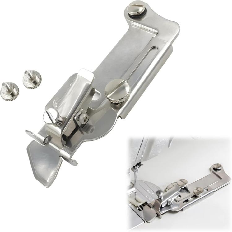 Presser Foot Attachment Industrial Strength Adjustable Stitching Guide Foot for Smooth Hemming and Seam Consistency