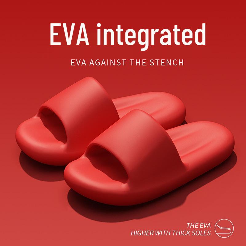 Men's and Women's Indoor Slippers: Soft Step, Silent, Non-slip EVA Summer Sandals, Suitable for Outdoor Use
