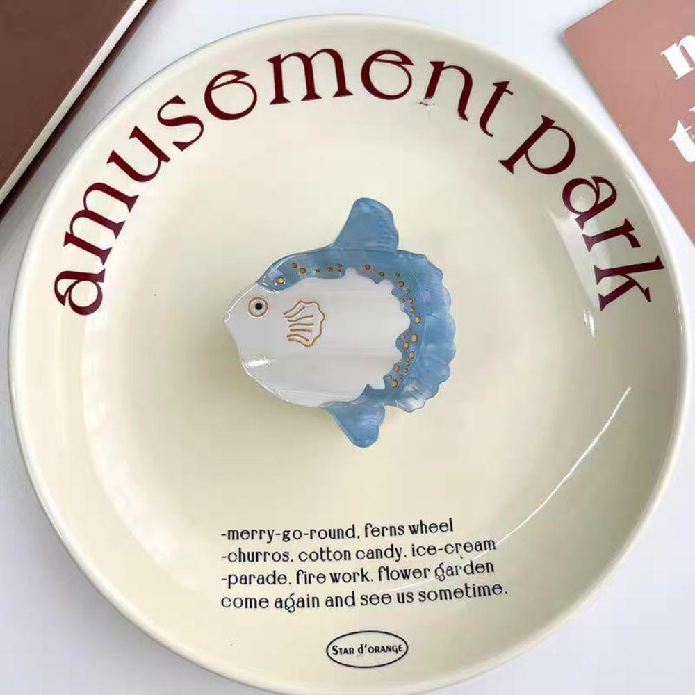 Lovely Seal Acetate Hair Clip Sea Lion Creative Hair Claw Fashion Ocean Animal Shark Clip  Travel