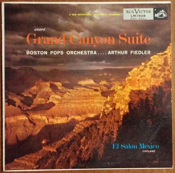 

LP Record FERDE GROF, AARON COPLAND, THE BOS - Grand Canyon Suite / El Salon Mexic LM1928 RCA Victor Red 1955 US Classical Used