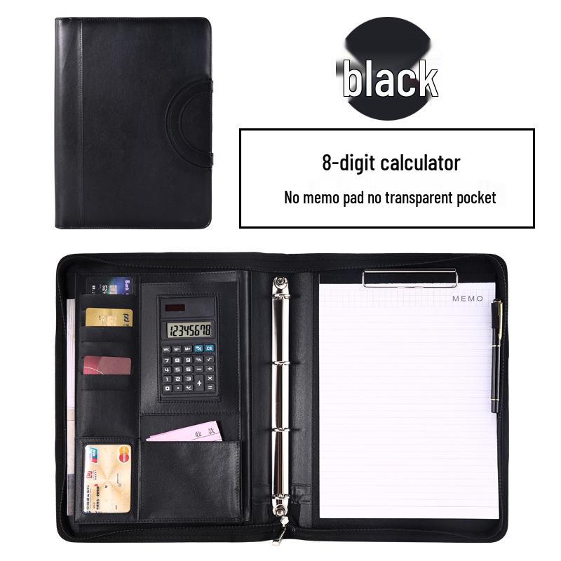 Manufacturer A4 Manager Zippered Business Ring Binder & Clipboard