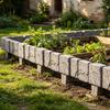 Stone Garden Fence Faux Artificial Decorative Fence Artificial Stone Edging For Lawn Flower Beds Outdoor Decor Retaining Yard