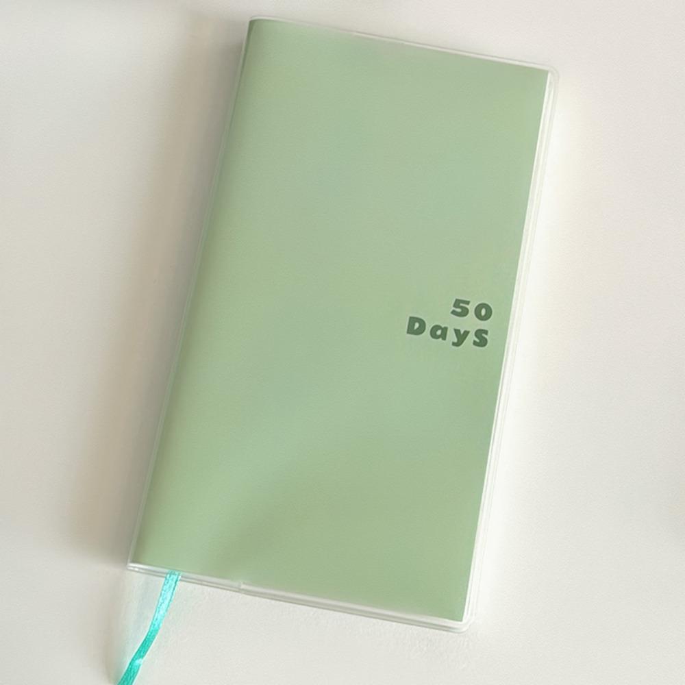 PU Leather Schedule Notebook 50 Days To Do List Notepad Portable Agenda Book  Students