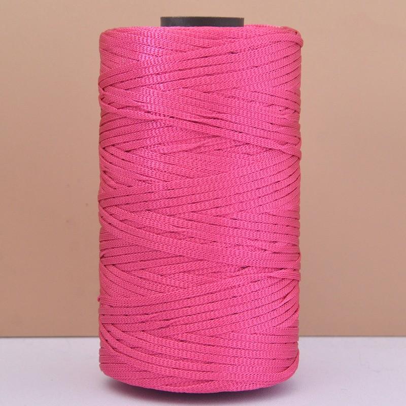 

250г Шовкова Бавовняна Льняна Пряжа для В язання Гачком 2,5 мм Легка Крижаний Шовк Плоска Стрічкова Пряжа Ручна Робота В язання Гачком DIY Сумки Капелюхи Порожниста Нитка