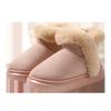 Retro contrasting color Gaobang cotton shoes non-slip winter new fashion thick-soled velvet warm outer wear