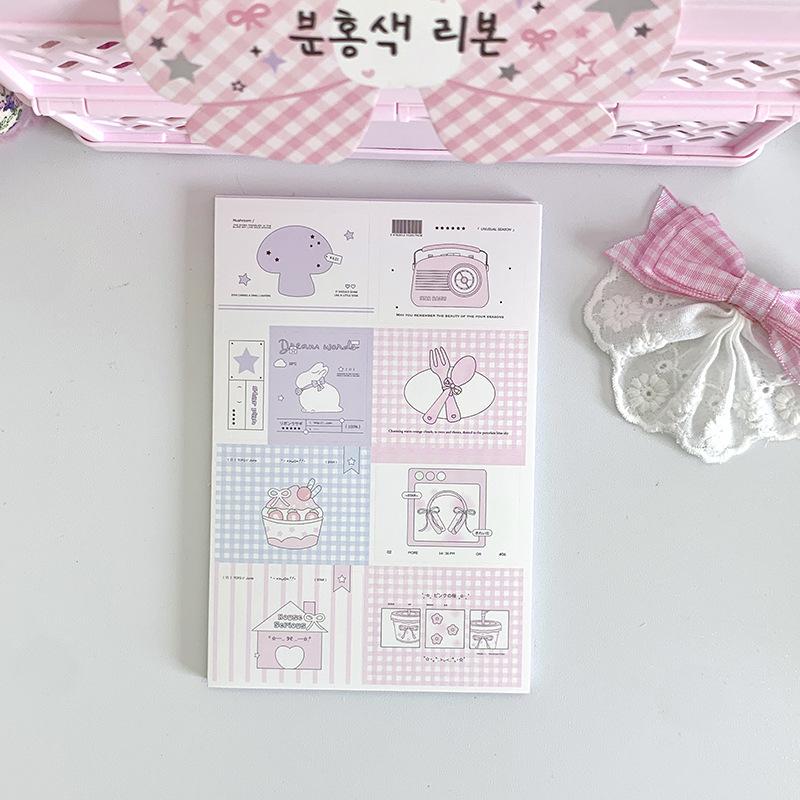 Korean Style Mini Sealing Stickers (3x4CM) for Card Packaging and DIY Journals - Cute Adhesive Designs