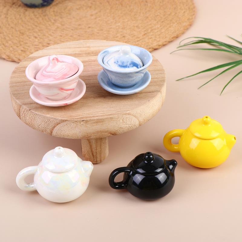 Mini Kung Fu Herbata Czajniczek Filiżanka Chiński Ceramiczny Czajnik Dekoracja Domu Kubek do Kawy Urocza Ceramika Biurkowe Ozdoby
