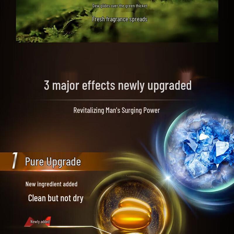 Clear & Young Men's Rainforest Cologne Moisturizing Shower Gel