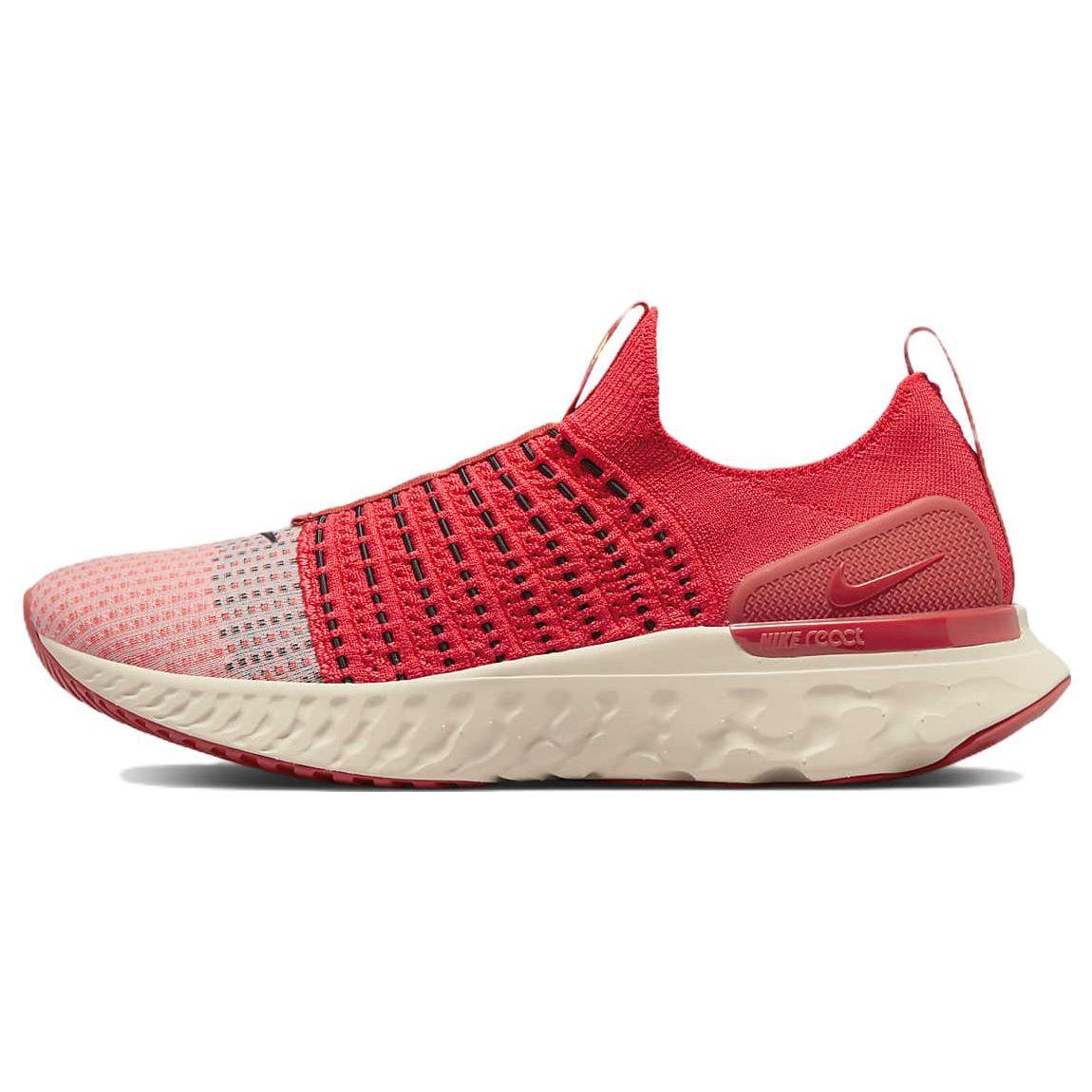 

Nike React Phantom Run Flyknit 2 Siren Red Men Sneakers Pearl-White Red-Clay Black DV2145-600 44