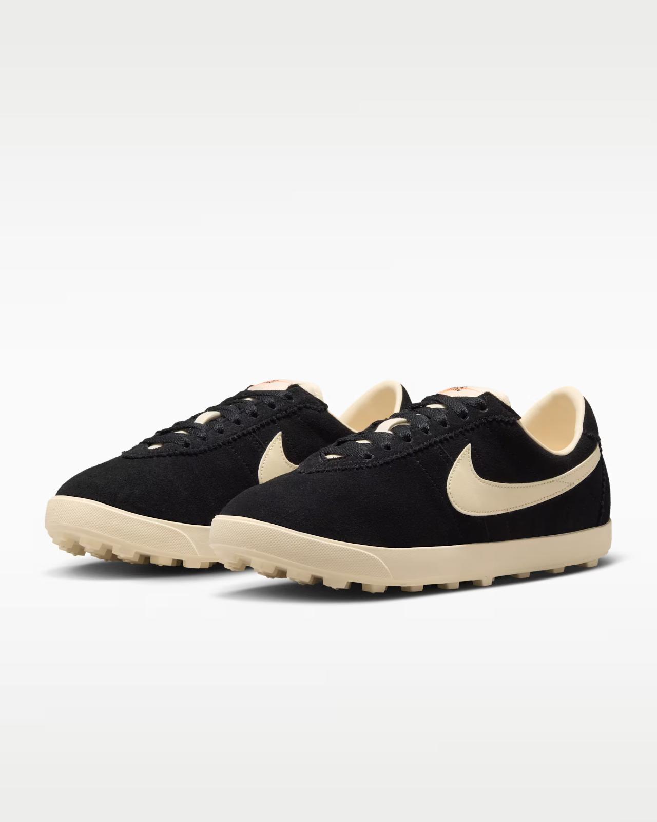 IQ7611-001 Nike Astrograbber Suede Black/Muslin (Women s) 8