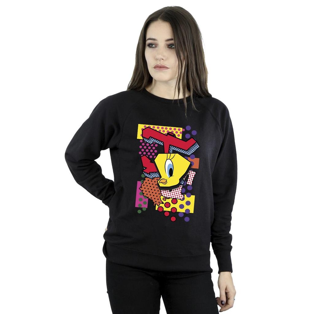 Looney Tunes Womens/Ladies Tweety Pop Art Sweatshirt