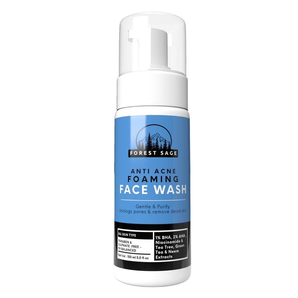 Forest Sage Anti Acne Foaming Face Wash