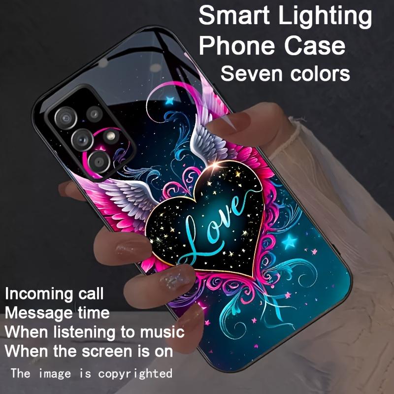 Φωτεινή Πολύχρωμη Φωτεινή Θήκη Κινητού Για Xiaomi POCO X3 X4 X5 X6 X7 X7 Pro F6 F6 Pro F7 F5 F4 14T 13T Note 14 13 Pro 5G LED Funda