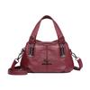 Handbag Women's PU Shoulder Bag Middle-aged And Elderly Mother Bag