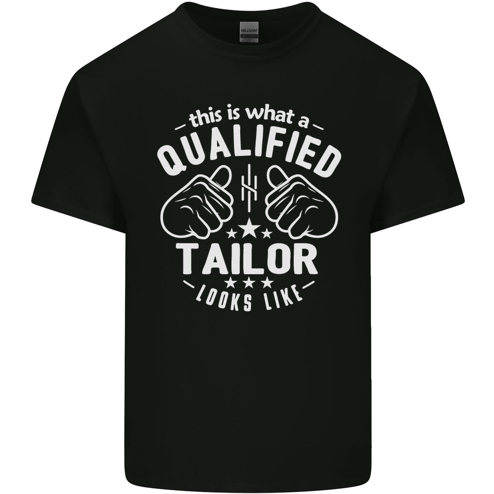 This Is What a Qualified Tailor Looks Like Mens Light Cotton T-Shirt Mens Womens Tees Top M