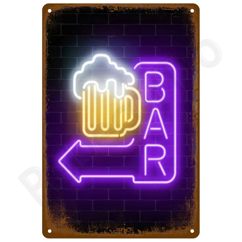 Retro Płyty Znak Blaszany Plakat Jaskinia Mężczyzny Znak Metalowy Pokój Vintage Płyta Metalowa Dekoracja Domu Luksusowe Elementy Dekoracji Ścian Mural Artystyczny Bar