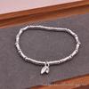 999 Sterling Silver Bamboo Joint Bracelet - Essential Niche Design for Little Fairies