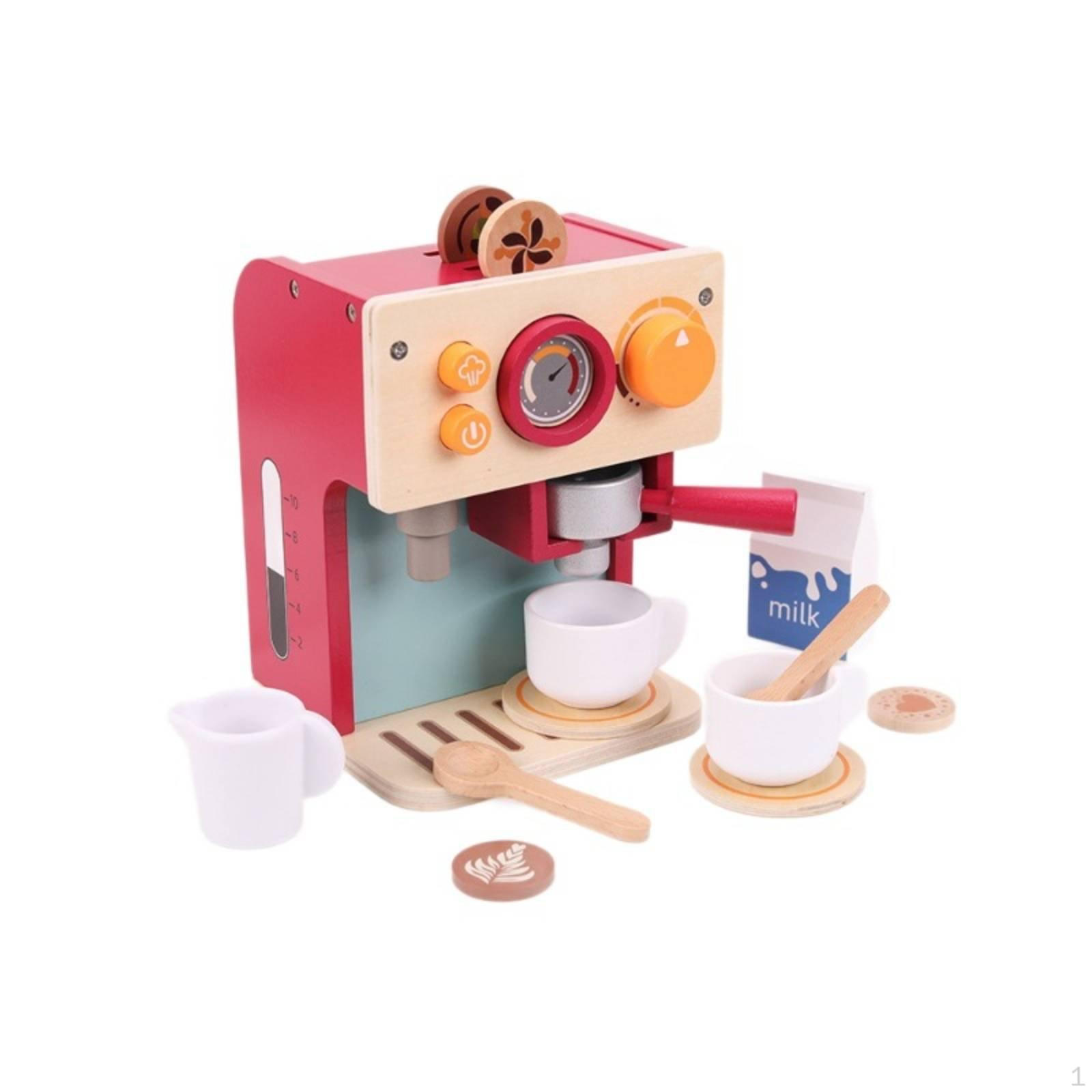 Pretend Coffee Machine Vintage VintageThemed Children s Shop Set CPC Certified Small Playset