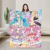 Anime Precure Warm Blanket Children Plush Throw Blanket Pattern Outdoor Flannel Bedspread Sofa Bed Cover