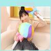 Adorable Rainbow Lollipop Plush Toy For Kids Soft Stuffed Doll Pillow Cushion