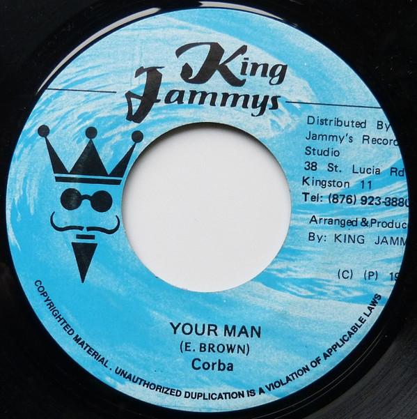 

7inch Record MAD COBRA - Your Man NONE King Jammy s Jamaica Reggae, Ska & Dub Used