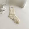 5 Pairs of Female Spring and Autumn Cotton Fashion New Drum Pile Socks