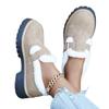 Women's Lightweight Comfortable Thick Soled Flat Bottom Anti-cold Warm Padded Snow Boots Non-slip Wear-resistant Outdoor Sports Loafers Cotton Shoes