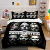 Rammstein Faces Artwork Bedding Duvet Cover Set Duvet Cover Pillowcases (1*Duvet Cover 2*Pillowcases, Without Duvet Insert)