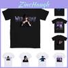 Die Addams Family Wednesday Unisex T-Shirt Top Stilvoll Weich Atmungsaktiv Bequem