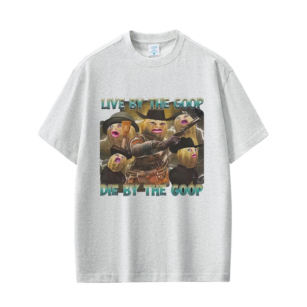 The Burnt Peanut Goop Goop Goop Funny Meme Tshirt Unisex Women Casual Humor T Shirts Unisexs Cotton Oversized Short Sleeve Tshirts