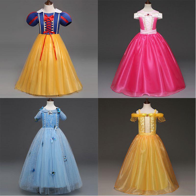 Elegant Princess's Dress For Girls Perfect For Cosplay And Halloween Parties