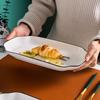 Creative Ceramic Fish Plate for Home - Perfect for Steamed Fish, Dumplings, & Vegetables