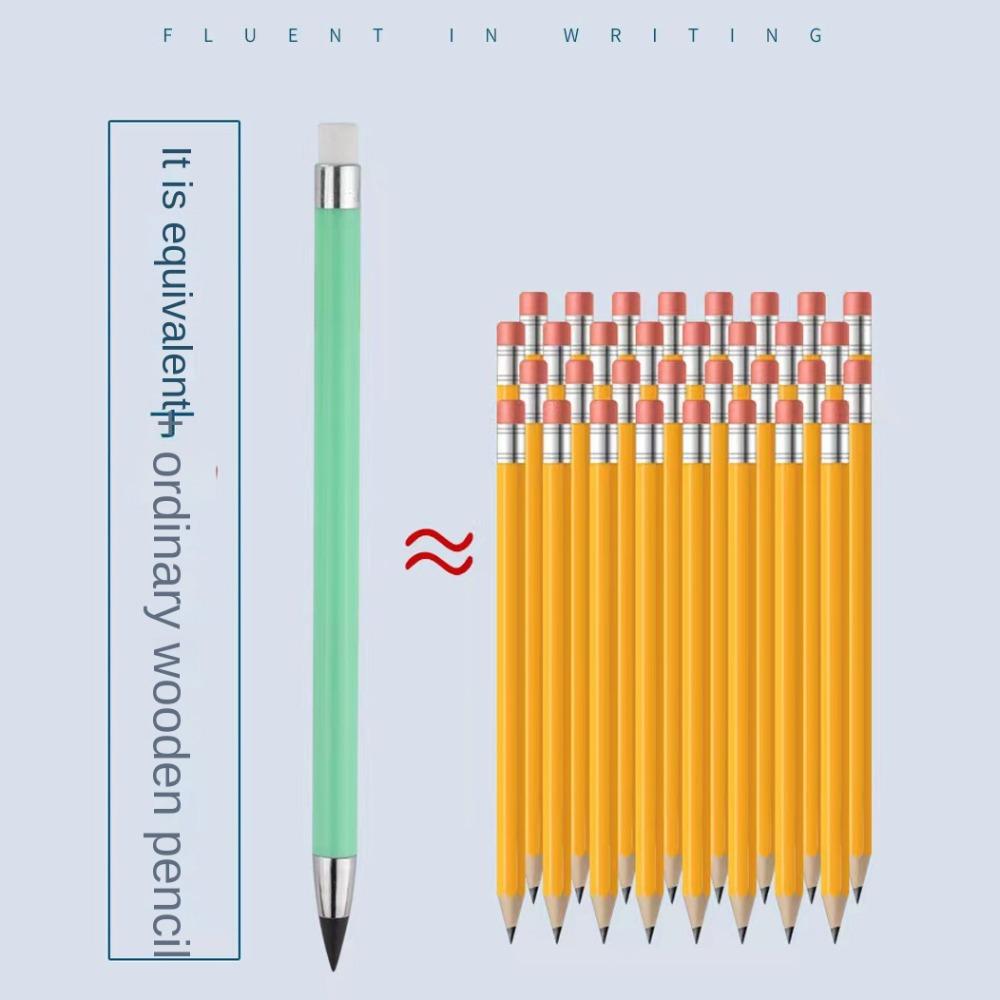 Wiederverwendbarer Unbegrenzt Schreibender Bleistift Einfarbiger Tintenloser Bleistift Ewigkeitsbleistift Schulbedarf