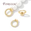 4mm Crimp End Bead Accessories 18K Gold Plated Clam Shell Bead Tip,Crimp Ends,Ball Chain Connectors,DIY Jewelry Making Supplies