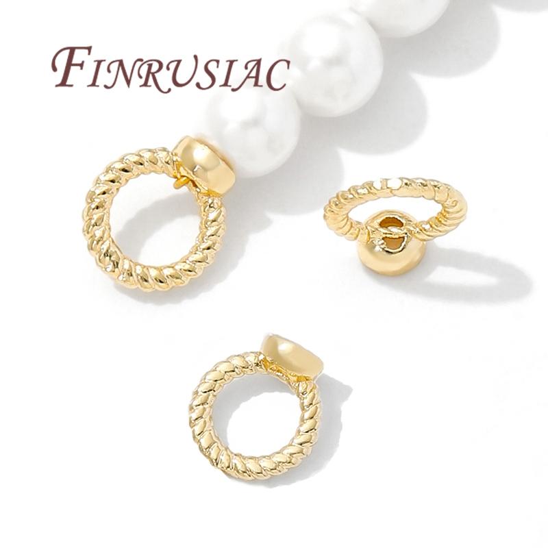 4mm Crimp End Bead Accessories 18K Gold Plated Clam Shell Bead Tip,Crimp Ends,Ball Chain Connectors,DIY Jewelry Making Supplies
