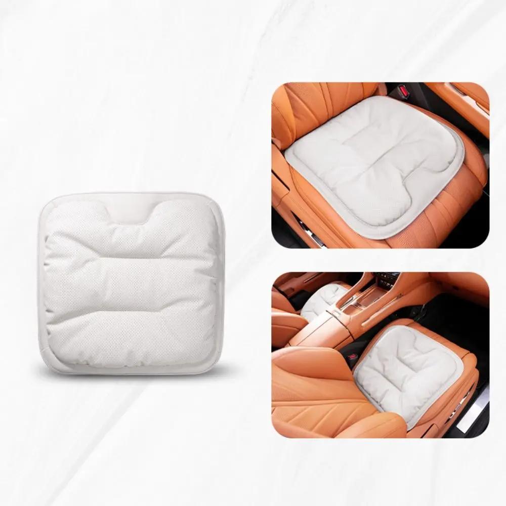 Non-slip Car Leather Cushion Universal Soft Ventilated Four-season Cushion Cotton Good Breathability Auto Seat Cushion