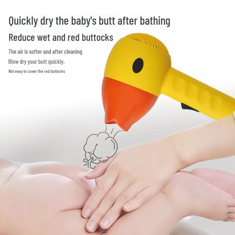 Niedlicher gelber Enten-Haartrockner - Kreativ, tragbar und perfekt für den Heim- und Wohnheimsgebrauch