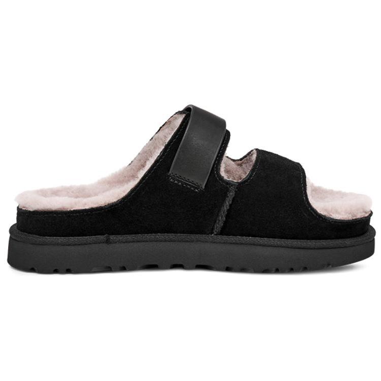 UGG Goldenstar Clog Slippers Newborn Series Port Souffle Simple Comfortable Slide Sandals Women Slippers Black 1167611-BLK