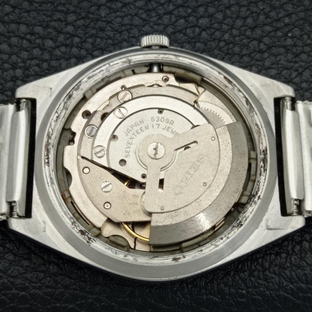 SEIKO VINTAGE AUTOMATIC 6309A JAPAN MENS BROWN COLOR DIAL WATCH a700499-5 R203-a700499