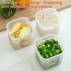 Refrigerator Soup Organizer PP And Box Sealed with Freezer Packaging Lids Food-Grade Odor Resistant Food Storage Box Microwave Safe
