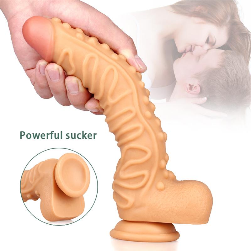 Female Artificial Dildo Crystal Transparent Dildo Adult Masturbator