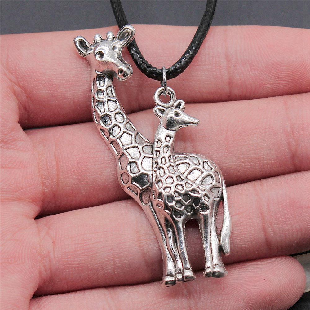 Animal Necklace Leather Chain 45cm Male Jewelry Evening Personalized Decorations