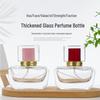 30ml Transparent Glass Perfume Bottle with Thick Base and Spray Nozzle