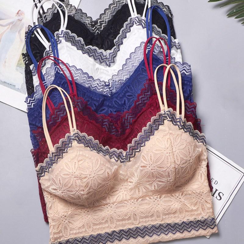 

Женский кружевной трубка Топ Камзол Регулируемый Сексуальный Укороченный Топ Женский Танк Топ Бюстгальтер