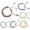 Hand-Woven Natural Crystal Agate Bead Bracelet Bracelet, Adjustable B31